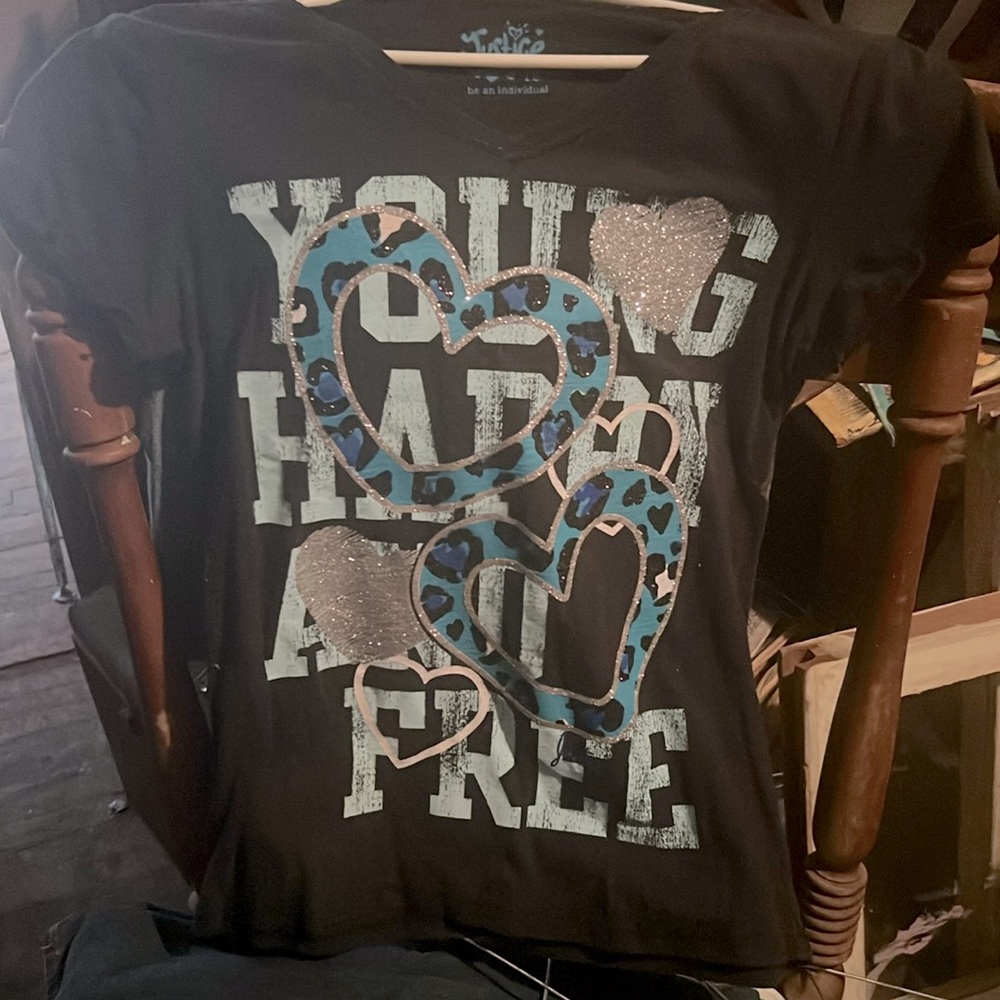 Justice shirt size 16